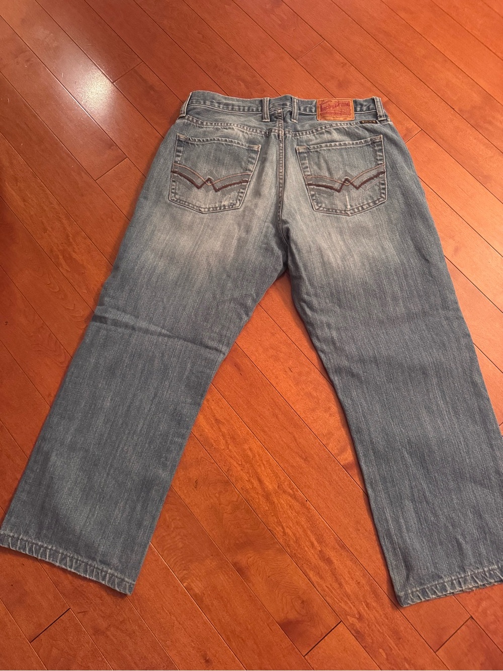 Lucky Brand Relaxed Fit Faded Blue Men's Jeans